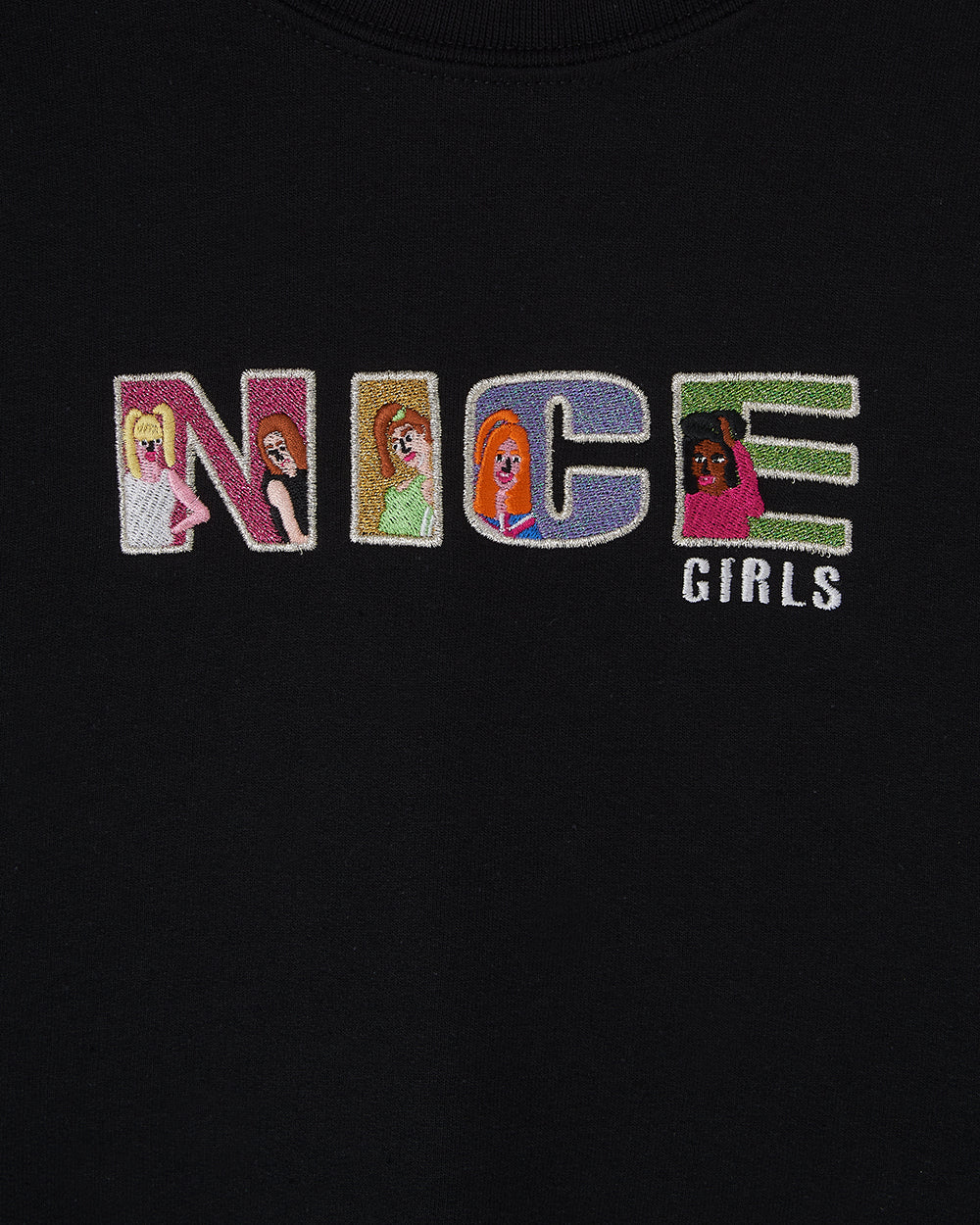 Nice Girls Embroidered Sweatshirt