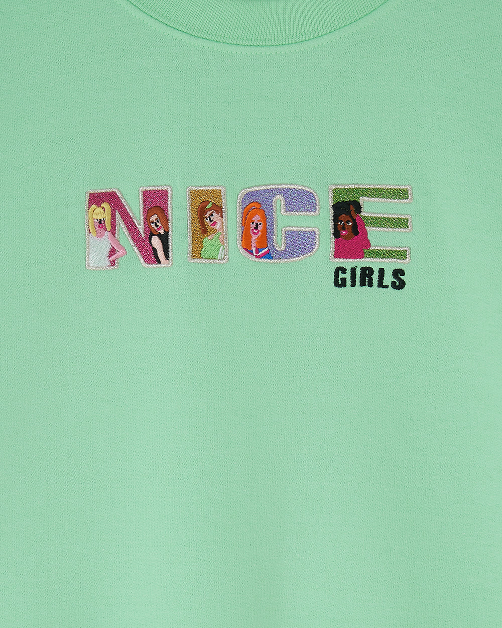 Nice Girls Embroidered Sweatshirt