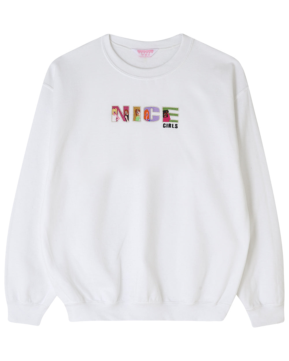 Nice Girls Embroidered Sweatshirt