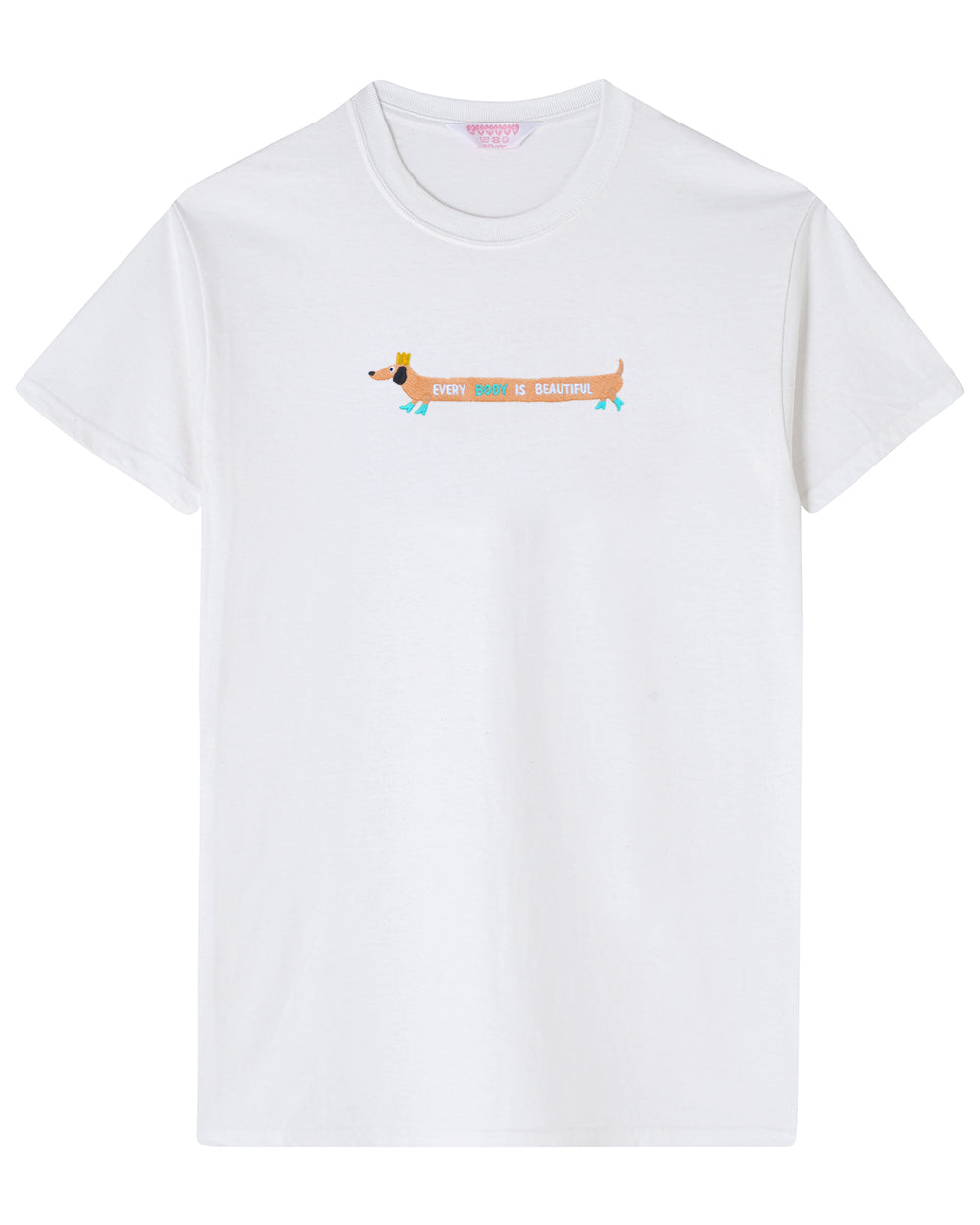 Sausage Dog Embroidered T-Shirt
