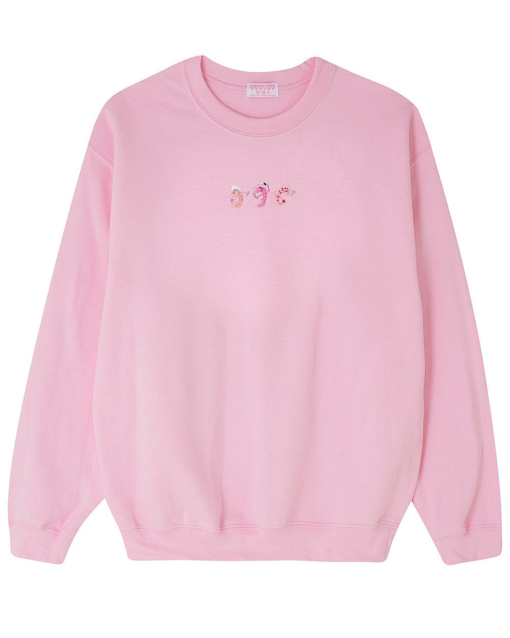 Self Care Shrimps Embroidered Sweatshirt