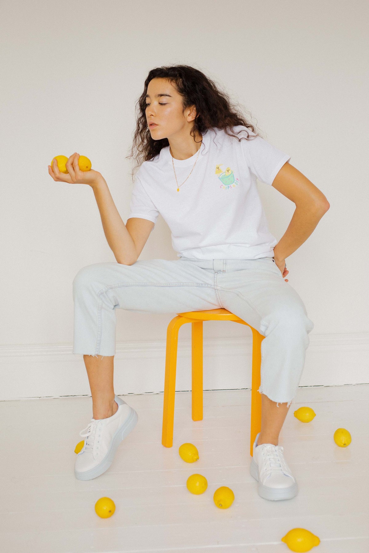 Chips &amp; Dip Embroidered T-Shirt