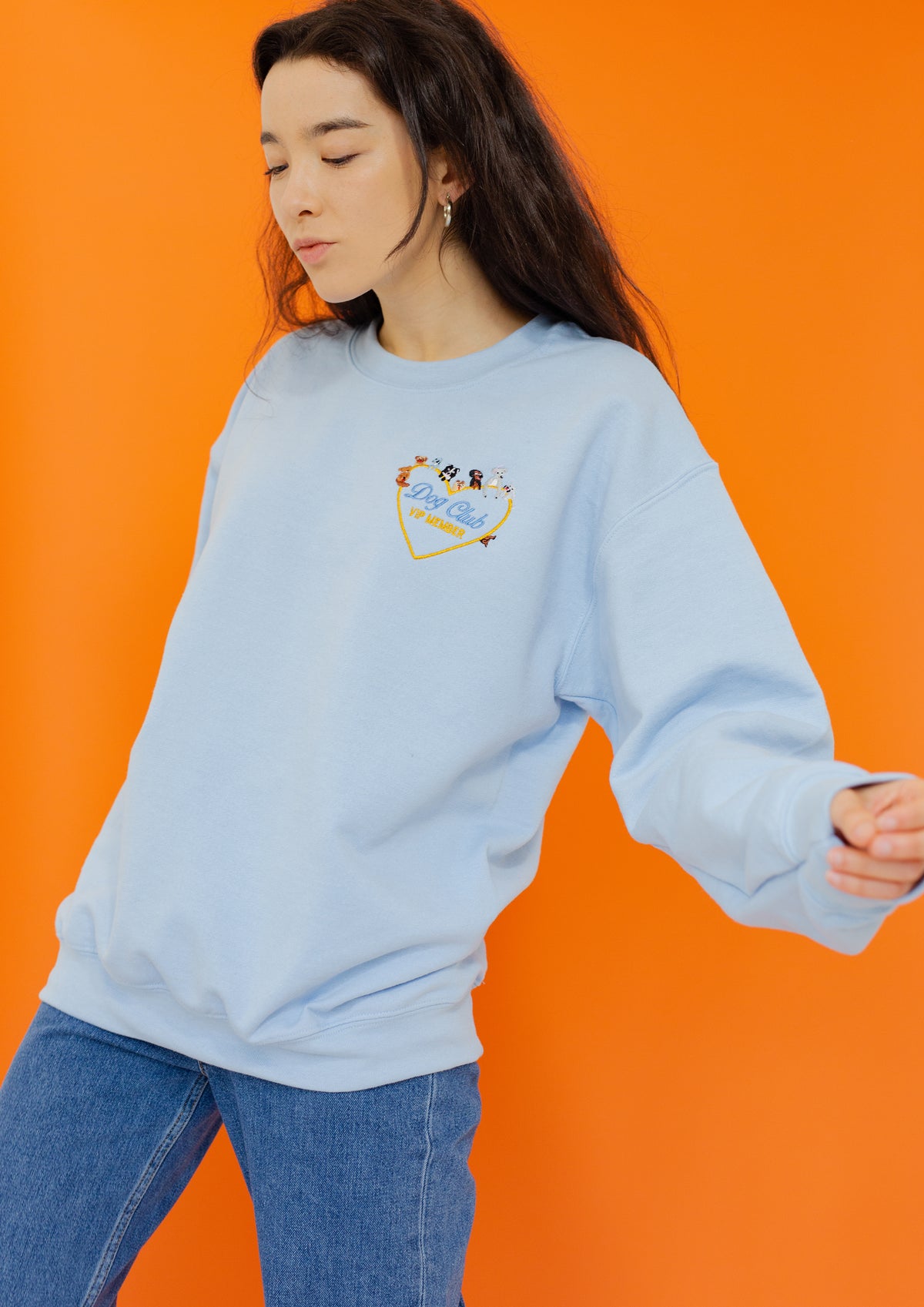 Dog Club Embroidered Sweatshirt