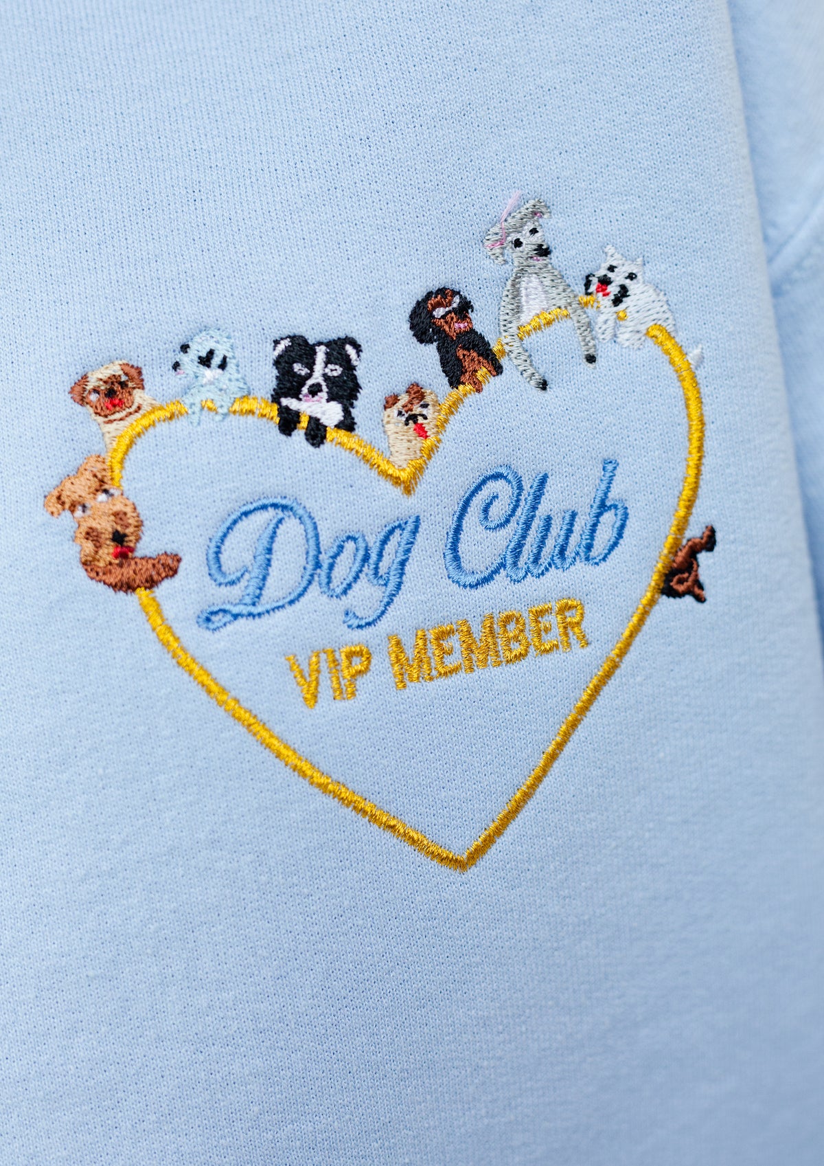 Dog Club Embroidered Sweatshirt