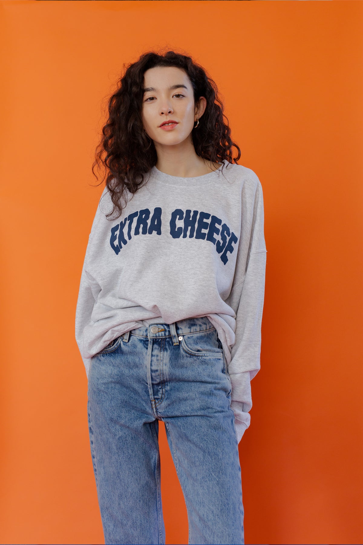 The Extra Cheese Oversized Sweatshirt