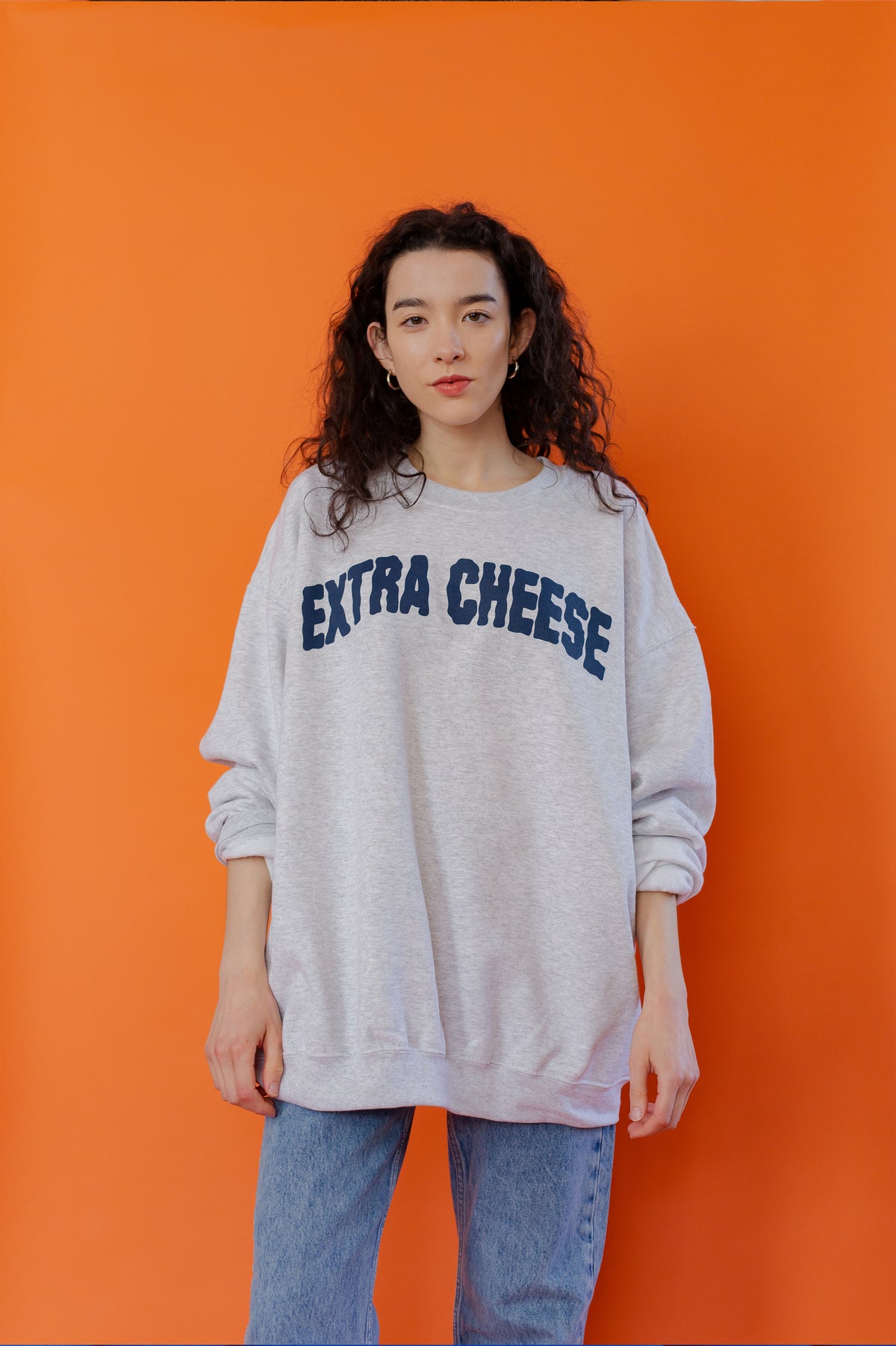 The Extra Cheese Oversized Sweatshirt