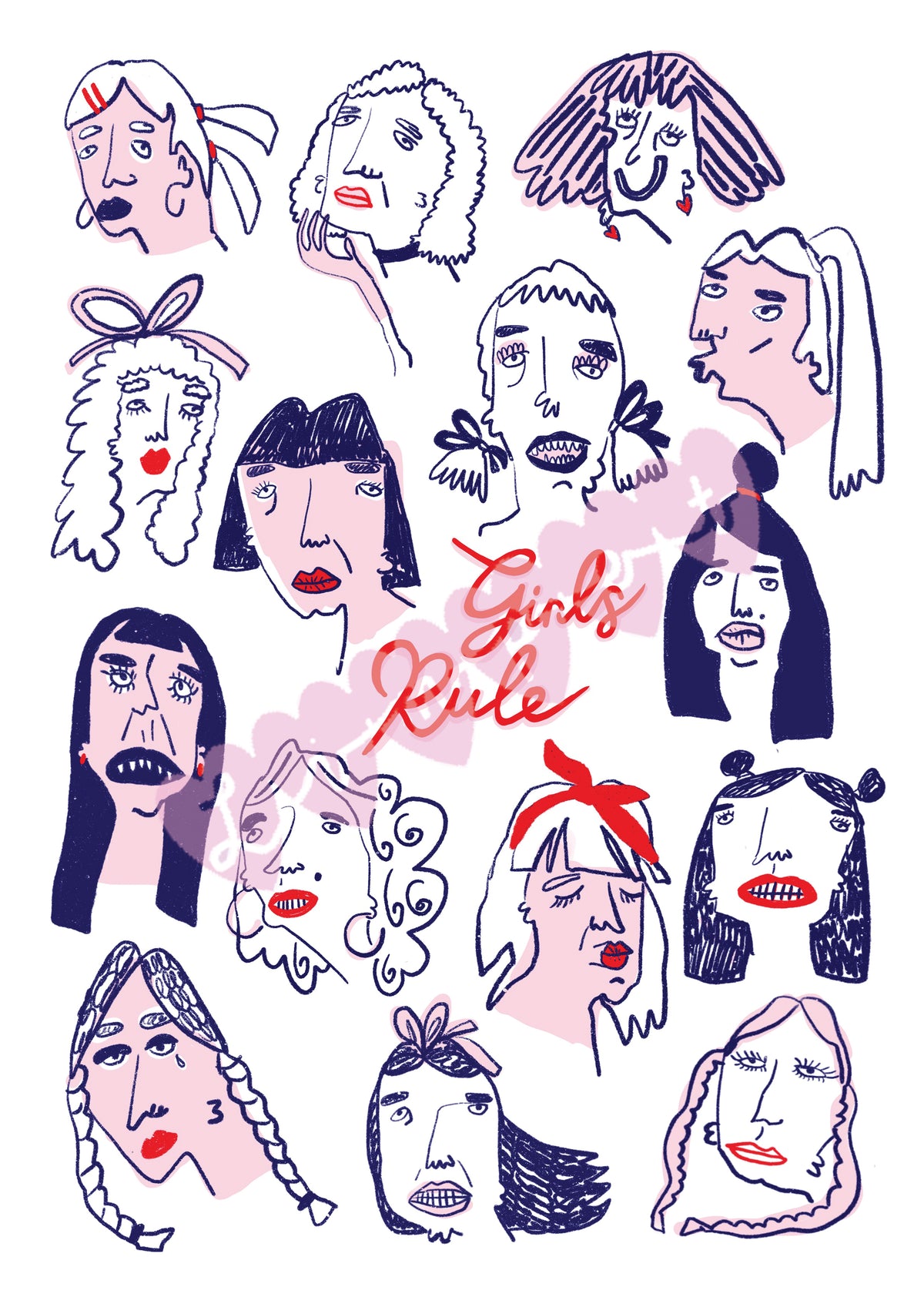 Girls Rule Print