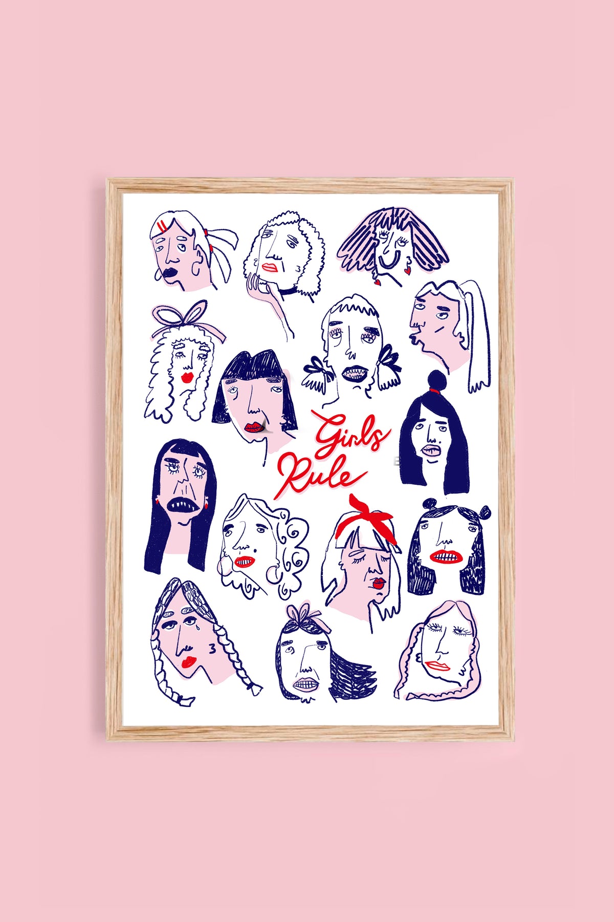 Girls Rule Print