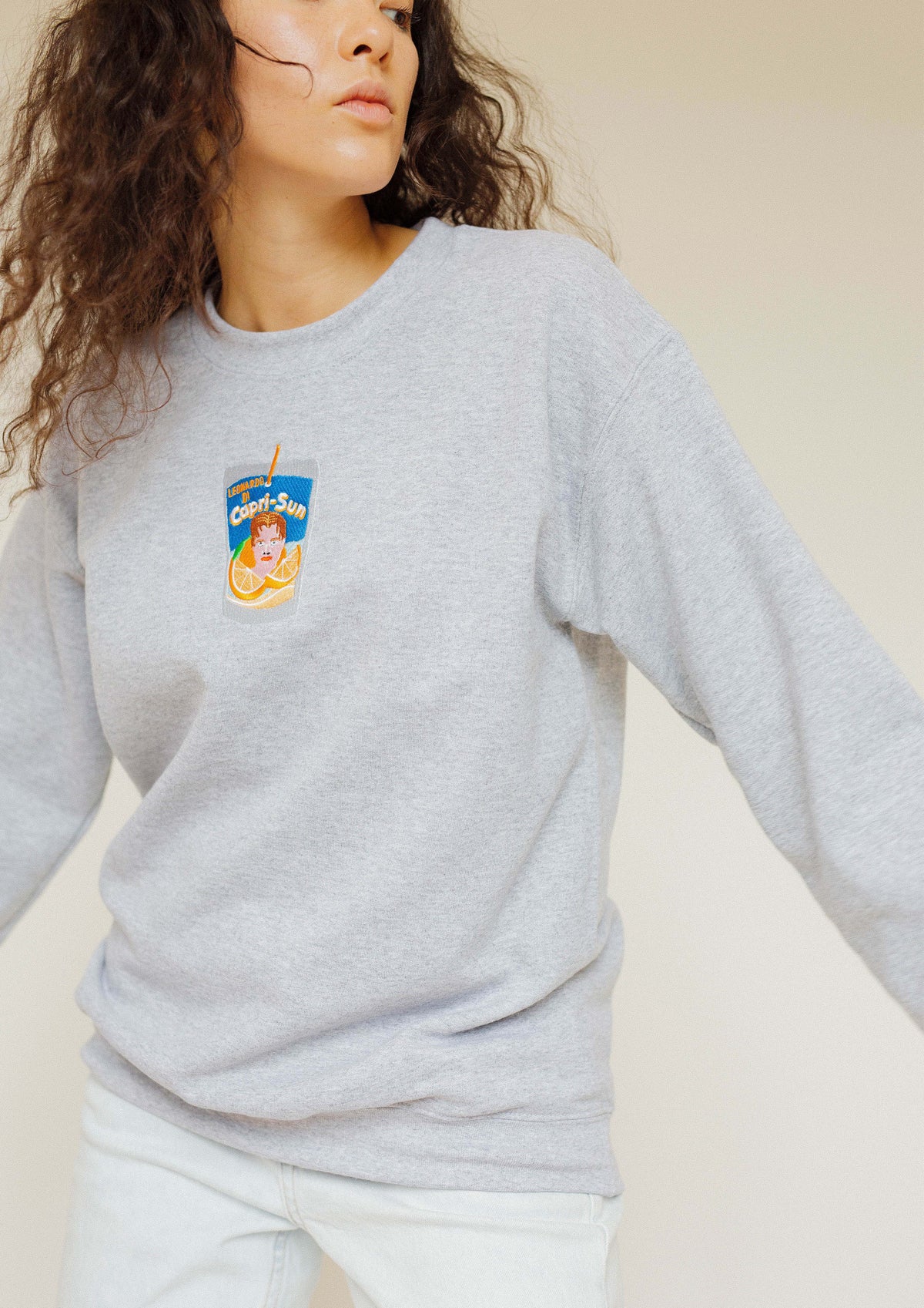 Leonardo DiCapriSun Embroidered Sweatshirt