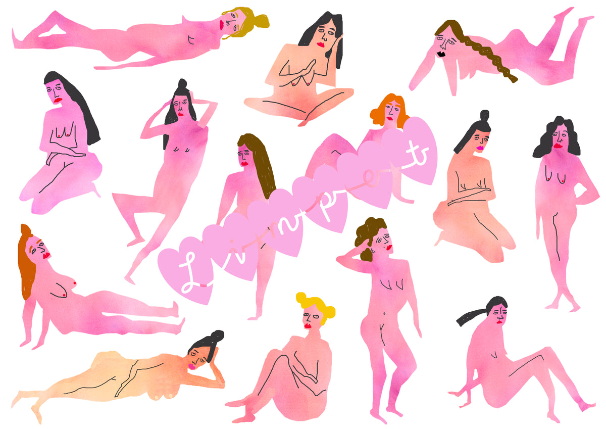Nakey Ladies Print