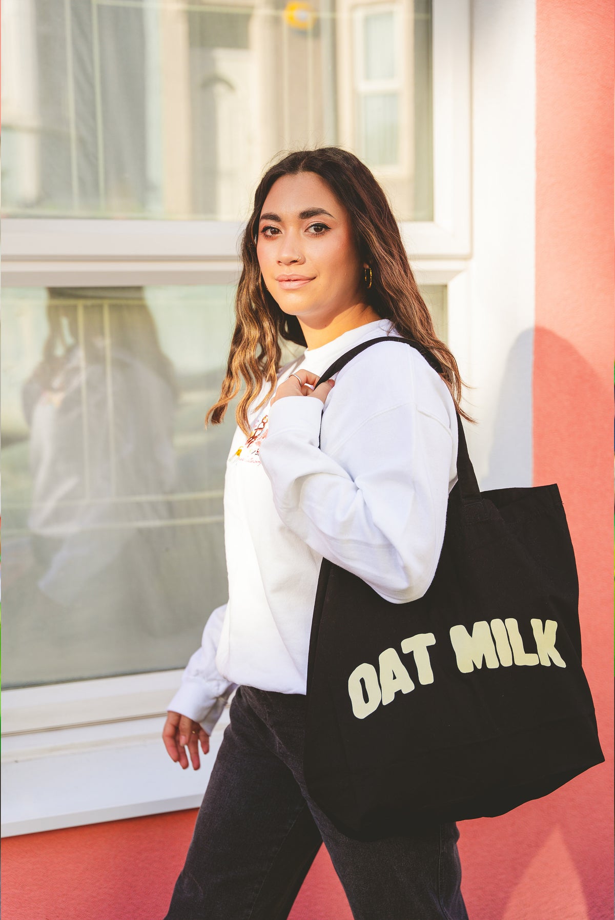 The Oat Milk Maxi Tote Bag
