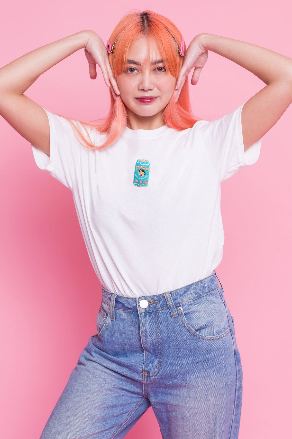 Justin Bieber &#39;Peaches&#39; Embroidered T-Shirt