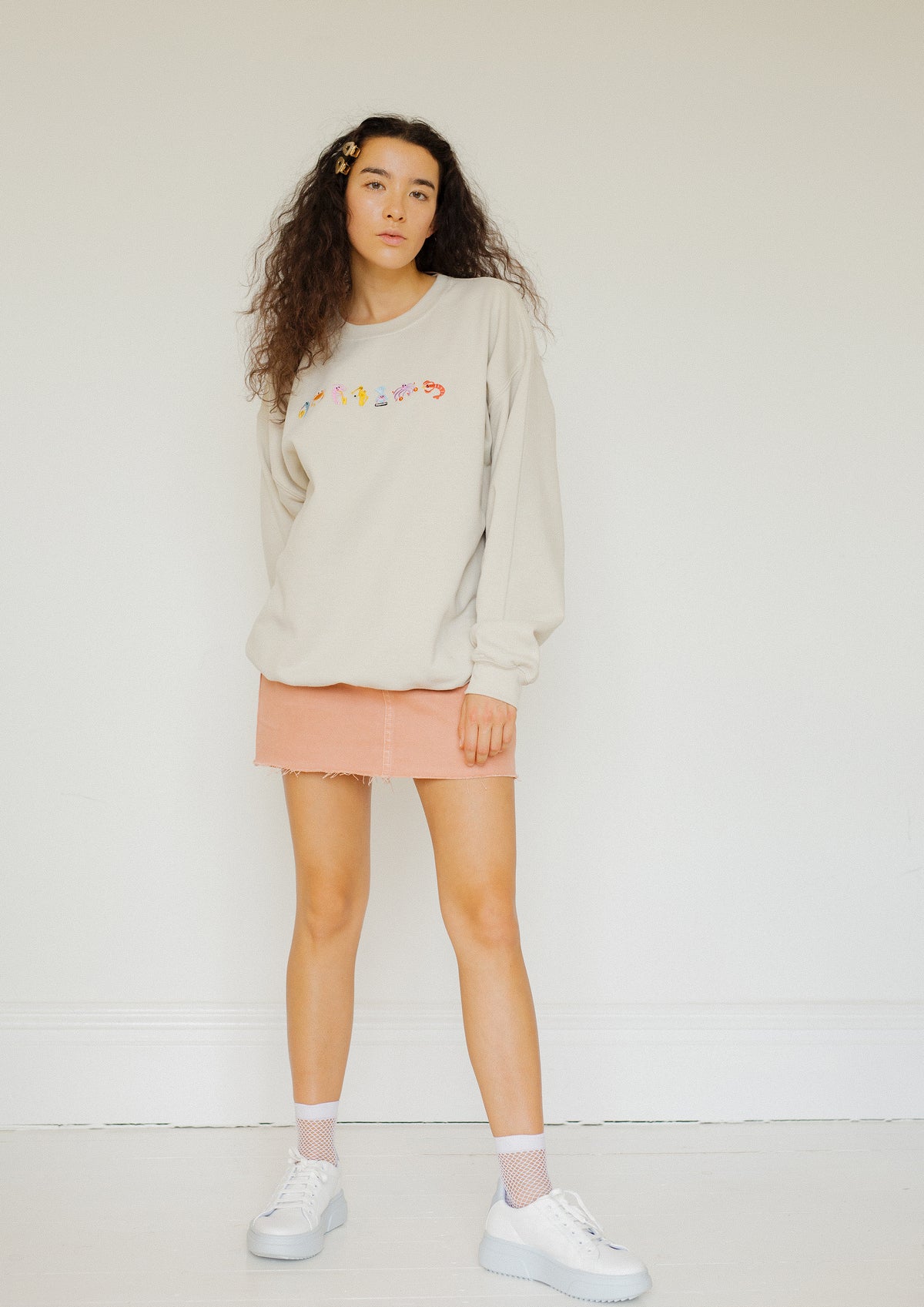 Seafood Medley Embroidered Sweatshirt